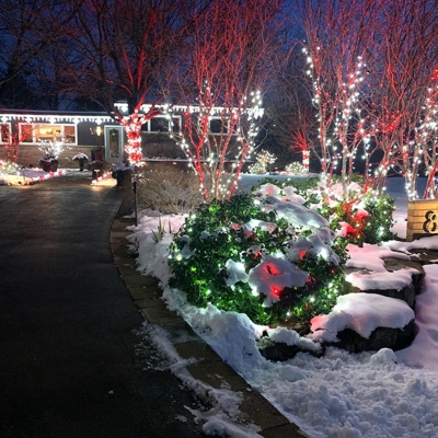 Canada holiday lighting Photo