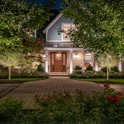 Residential outdoor lights Photo