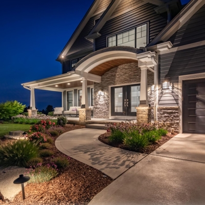 House walkway lights Photo