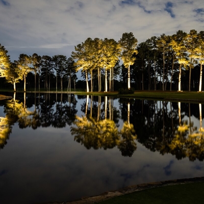 Outdoor commercial lighting in Orange County Photo