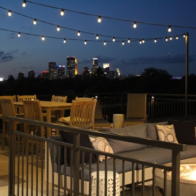 Rooftop lighting Photo