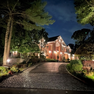 Driveway and Landscape Lighting Photo