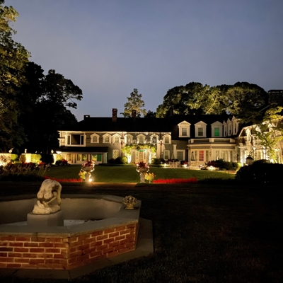 Front Yard Garden Lighting Photo