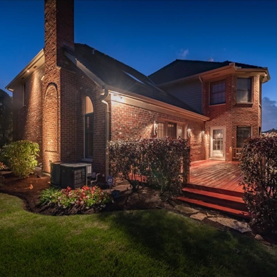 Back Deck and Patio Lighting Photo