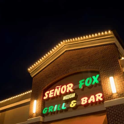 <p>Permanent roofline lighting is perfect for commercial installations and has millions of color com Photo