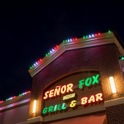 <p>Permanent roofline lighting for restaurants adds curb appeal and allows you to celebrate througho Photo