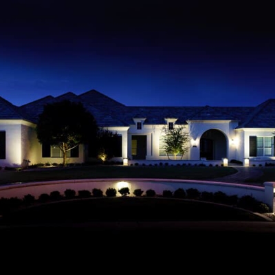 Front yard lighting in Phoenix Photo