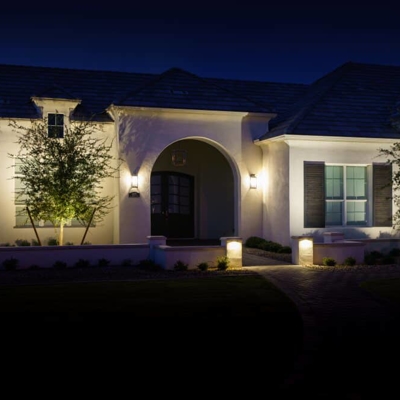 Front yard lighting in Phoenix Photo