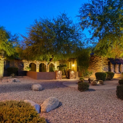 Outdoor lighting in Phoenix  Photo
