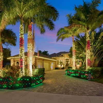 Don&rsquo;t lift a finger this Christmas and allow OLP to do all of your holiday lighting. Photo
