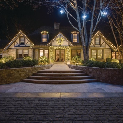Holiday Roofline Lighting Photo