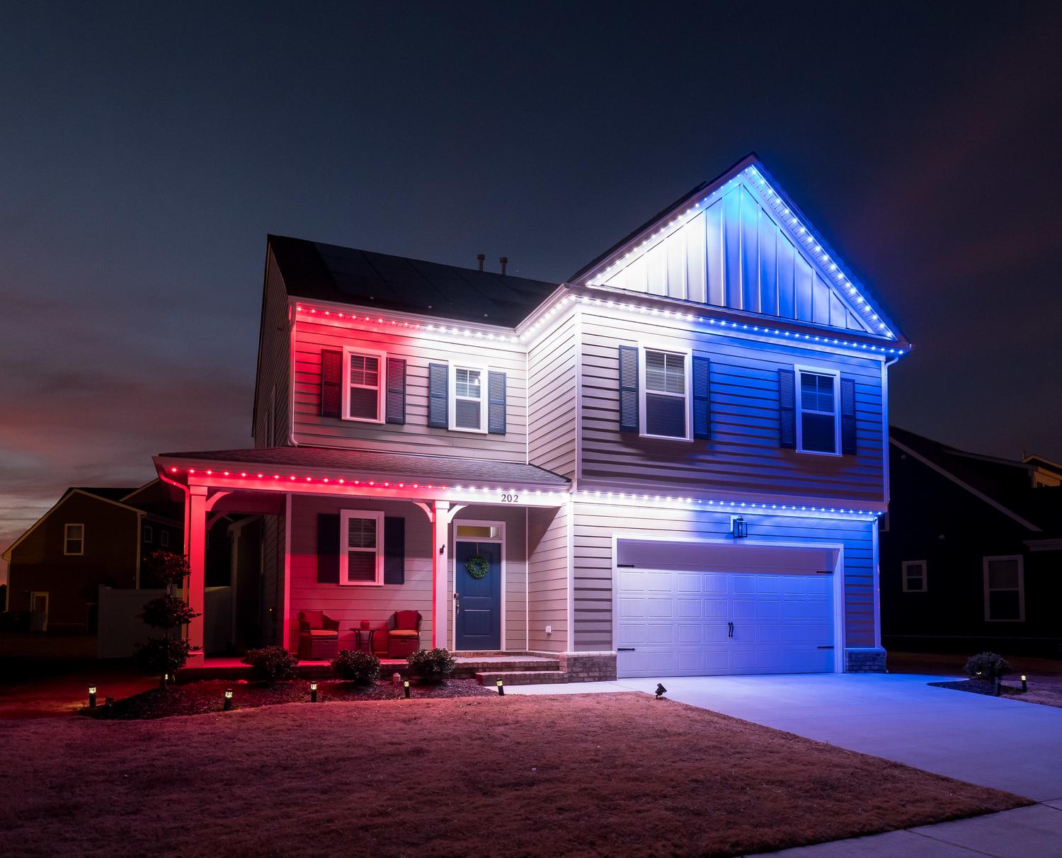 color-changing landscape lighting in Solon, OH