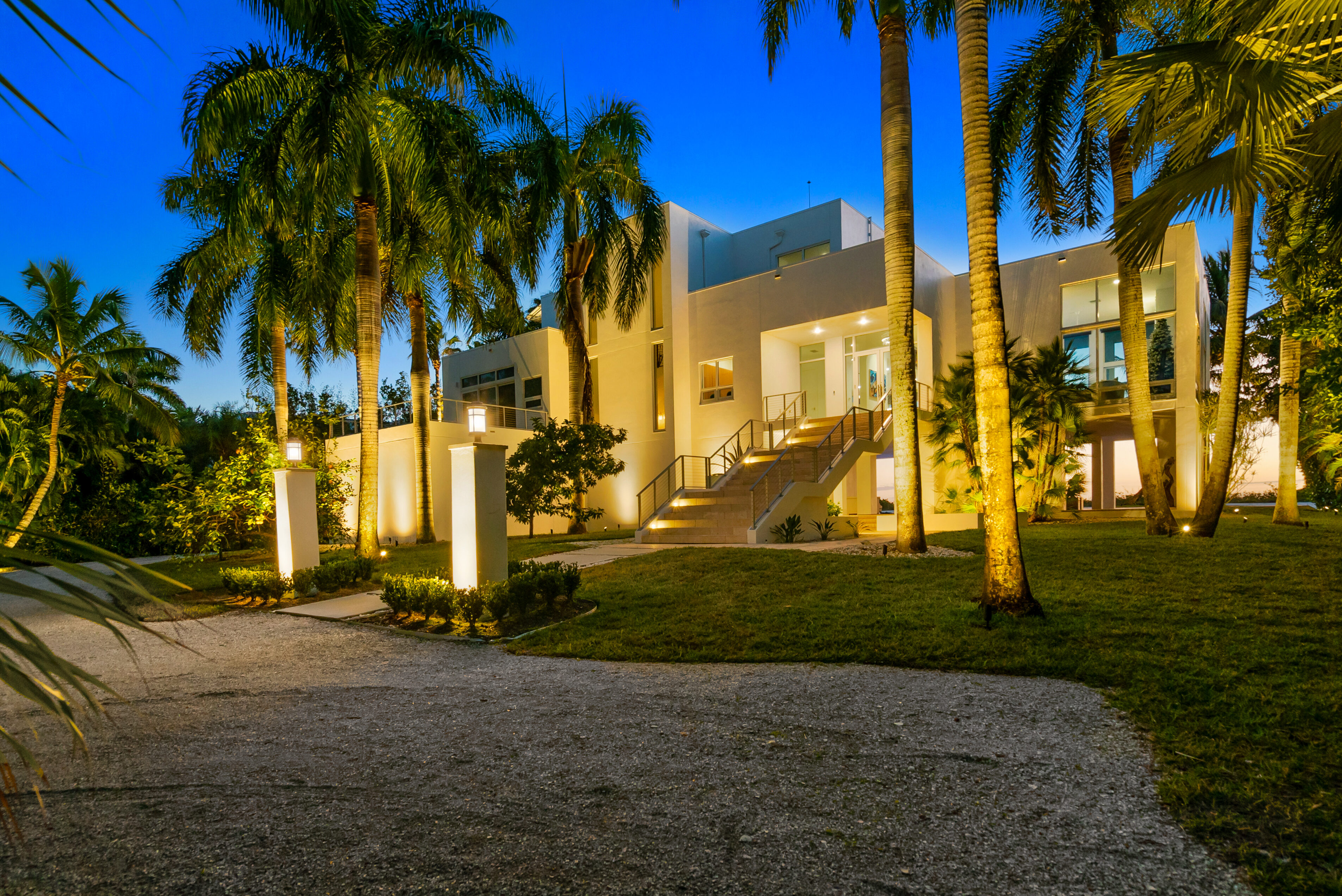 Boca Grande, FL, landscape lighting installation