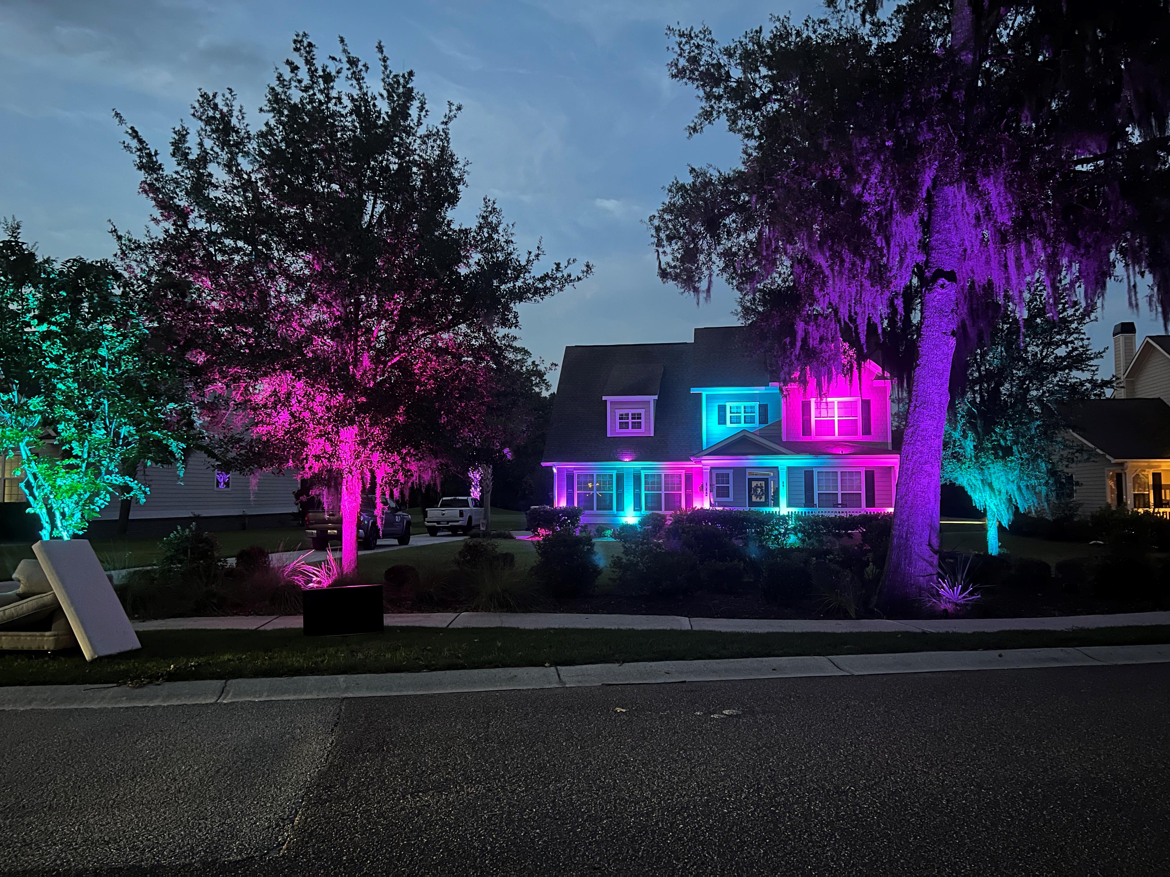 color changing landscape lighting in Beachwood, Ohio