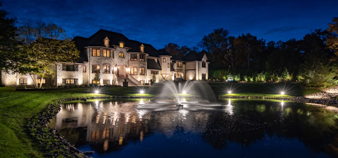 landscape lighting in Glenview IL