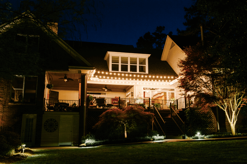 Festive deck lights