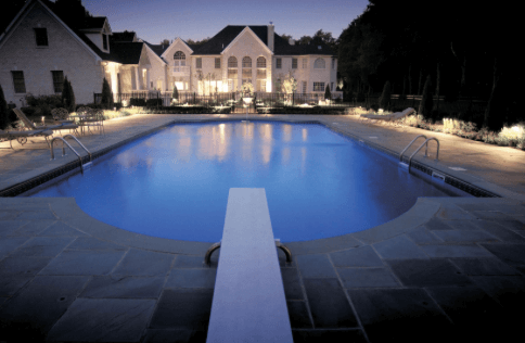 Poolside lighting