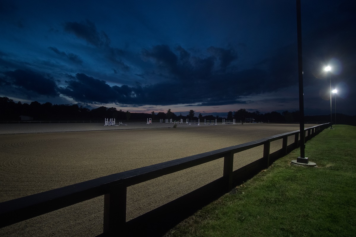 Nashville LED outdoor lighting at Brentwood equestrian facility