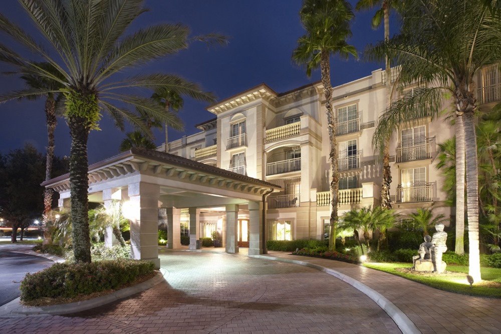 Orlando hotel with hospitality lighting
