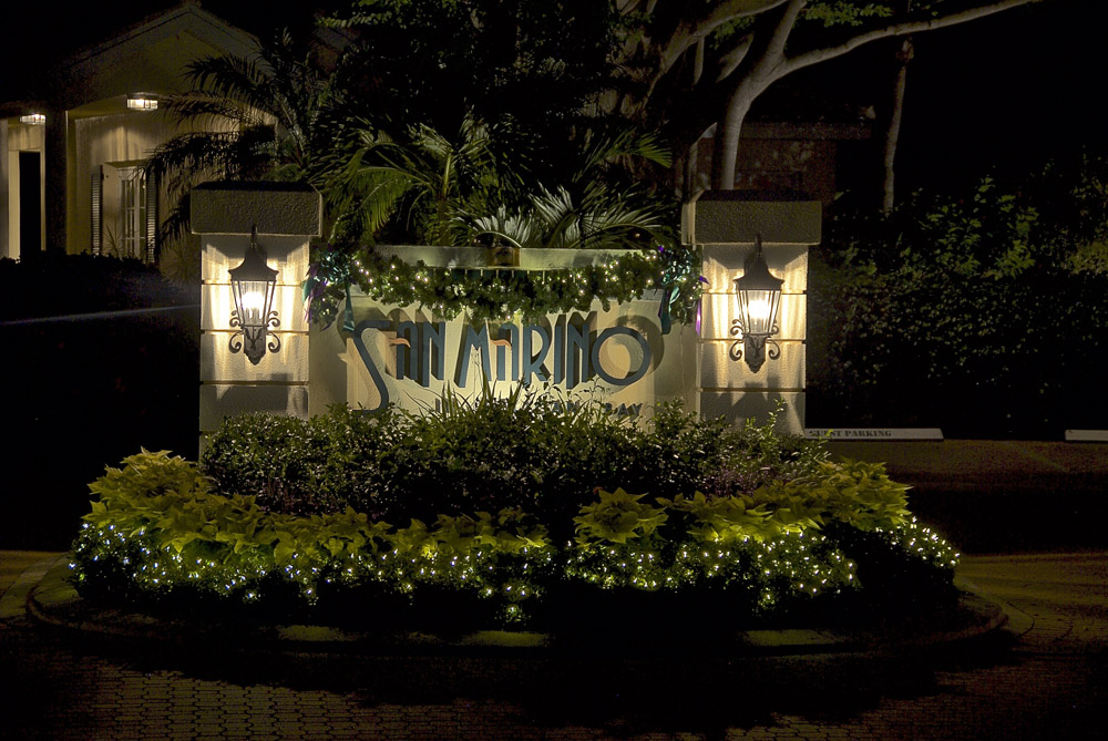 Neighborhood Entry Lighting Outdoor Lighting Perspectives of Naples