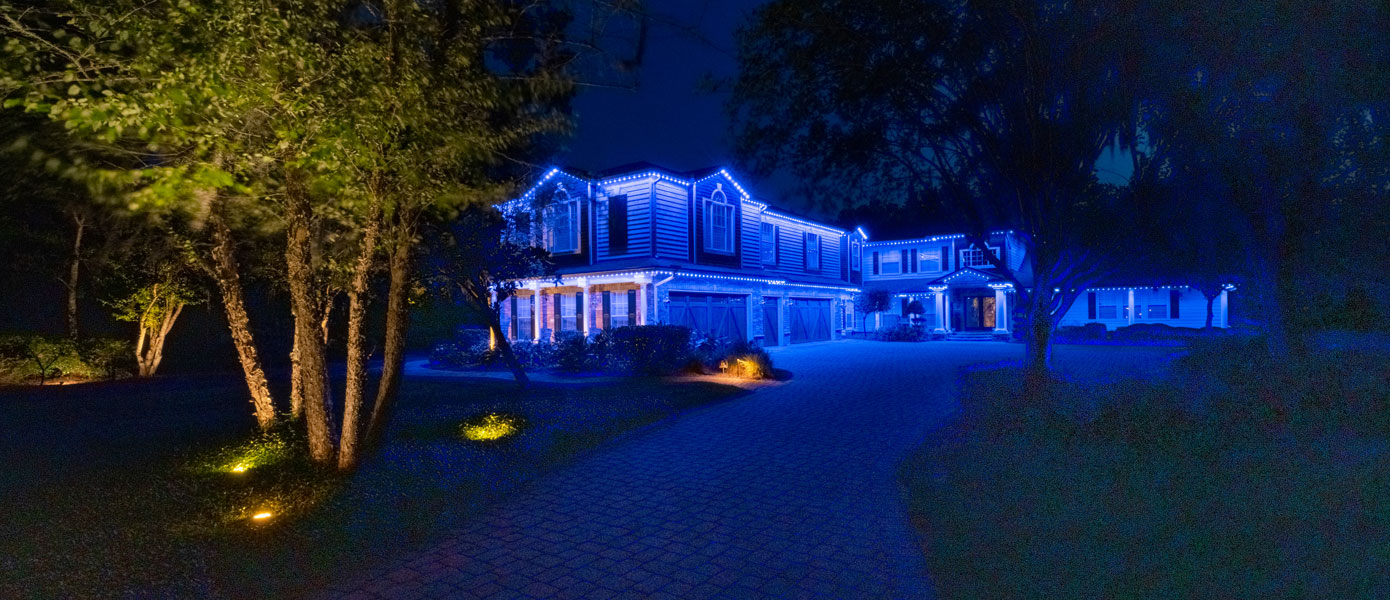 permanent roofline lighting in Lemont, IL