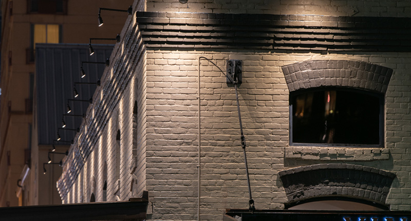 Vince Young Side of Restaurant Outdoor Lighting