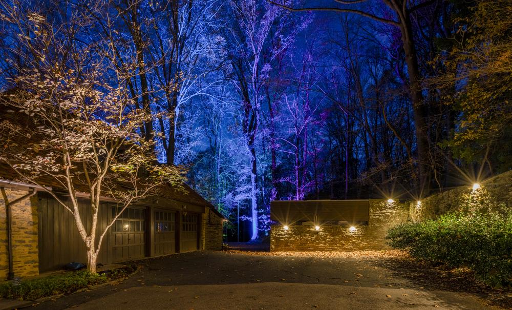 garage and drive lighting