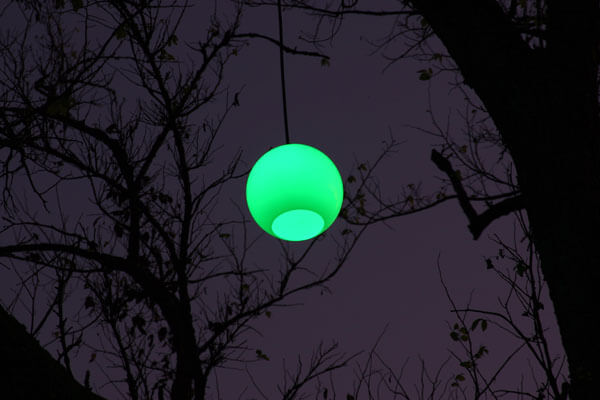 Green Globe Light