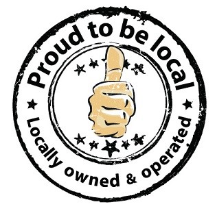 proud to be local badge 
