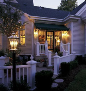 outdoor lights of house