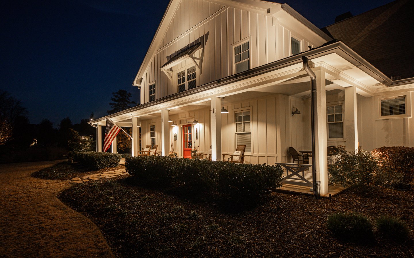 Greer SC outdoor lighting installation