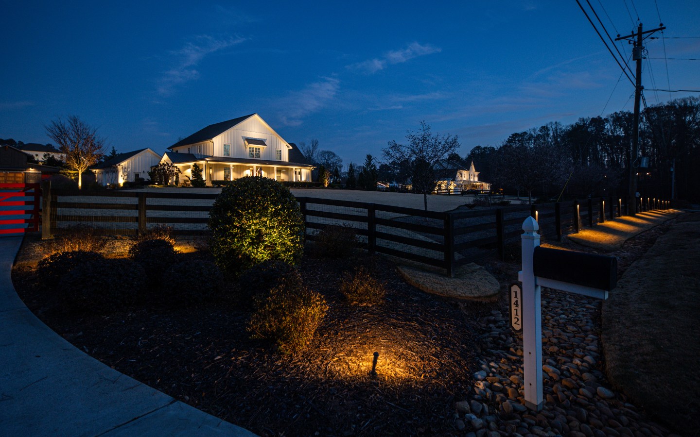 landscape lighting installation company Anderson, SC