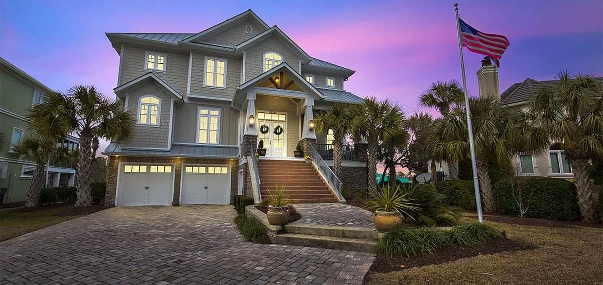 charleston home before outdoor lighting service