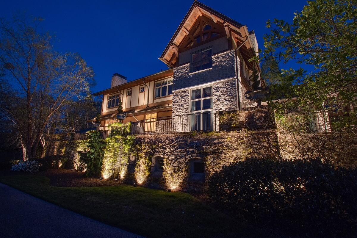 Exterior House Uplighting