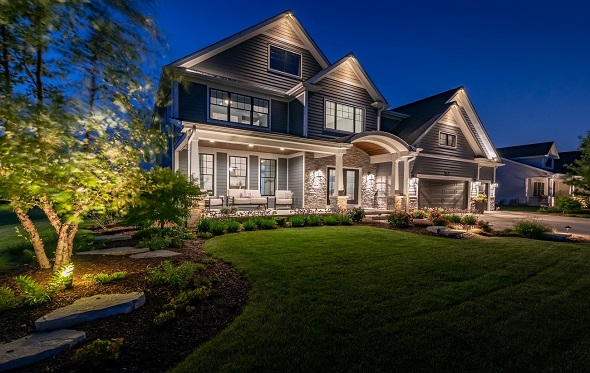House exterior lighting