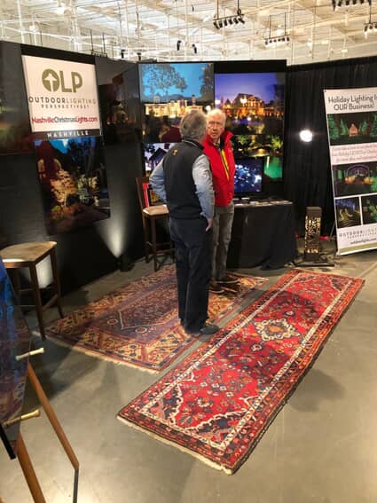 Outdoor Lighting Perspectives of Nashville at the 2019 Antiques & Garden Show of Nashville.