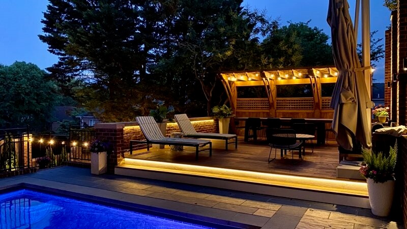 Mount Juliet outdoor lighting for outdoor living spaces