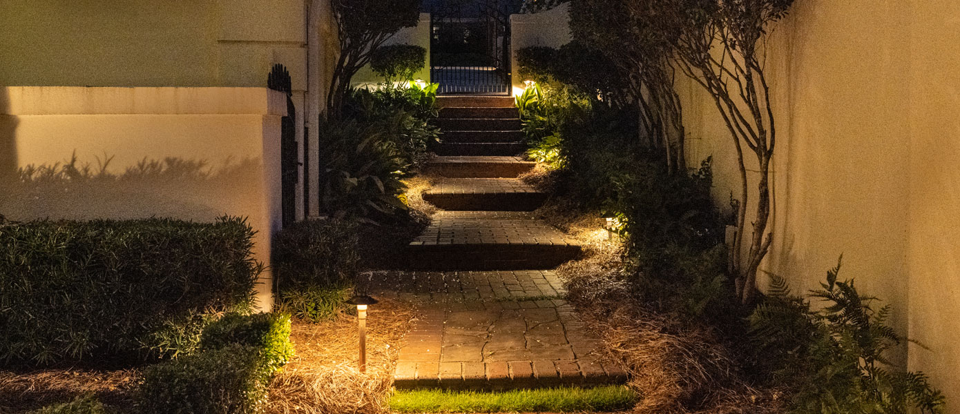 Pathway with lighting