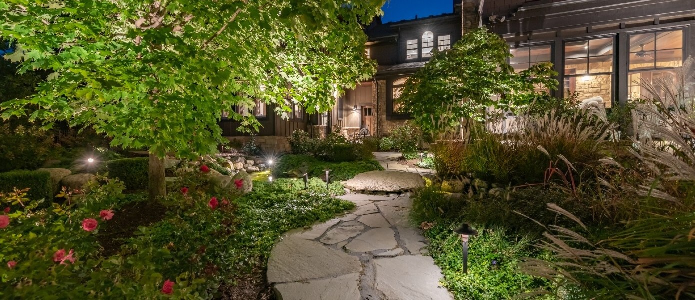 Warrenville IL pathway lighting