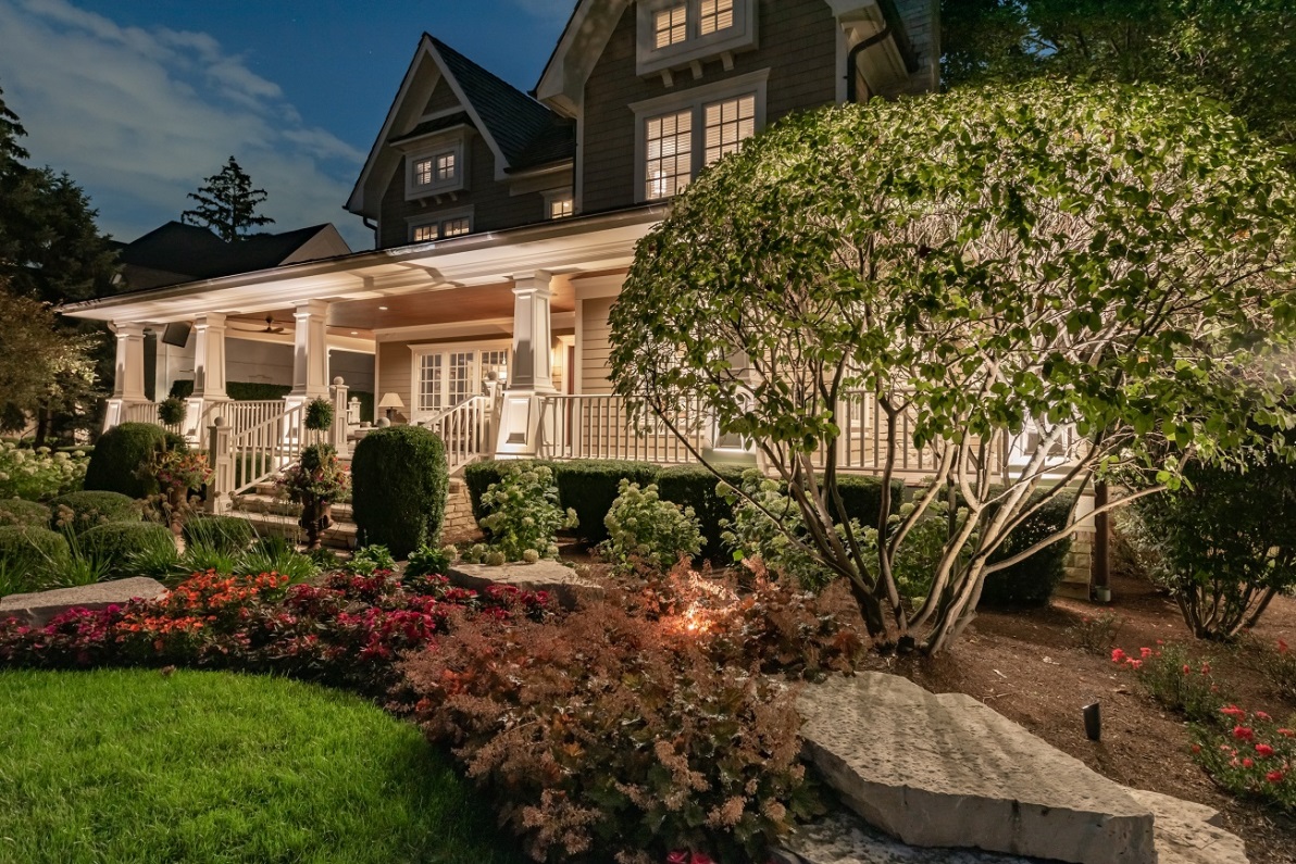 professional outdoor lighting installer in Wayne, Illinois