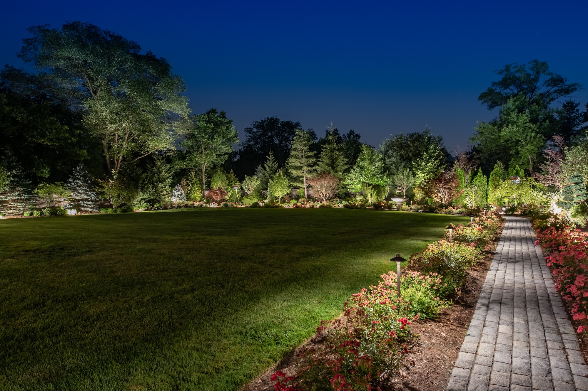landscape lighting chicago illinois