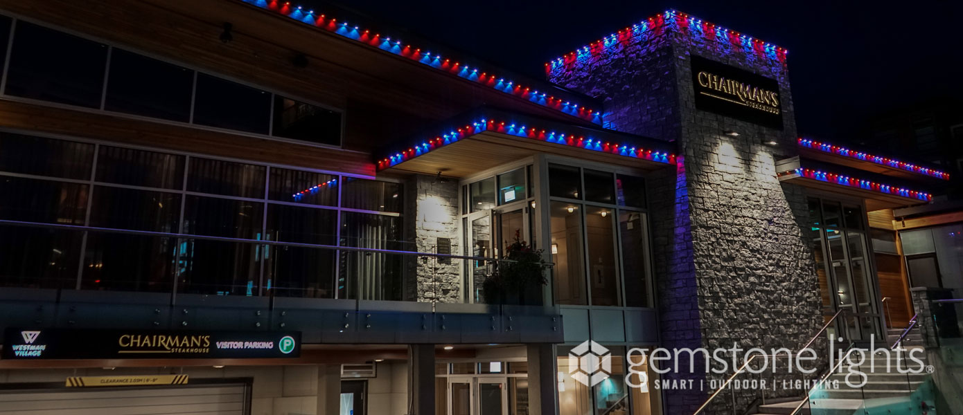 permanent commercial roofline lighting in Naperville IL