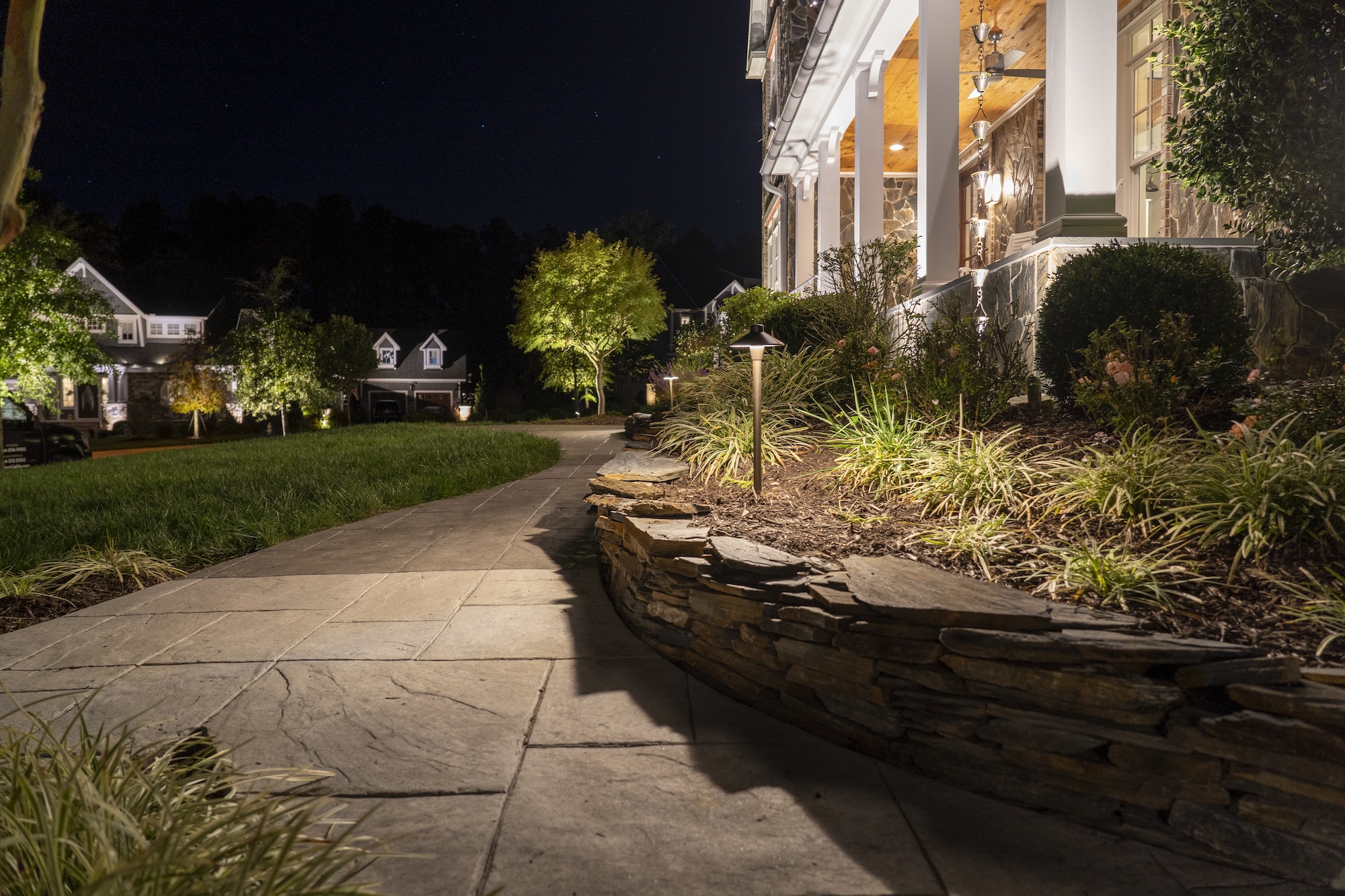 pathway landscape lighting chicago il