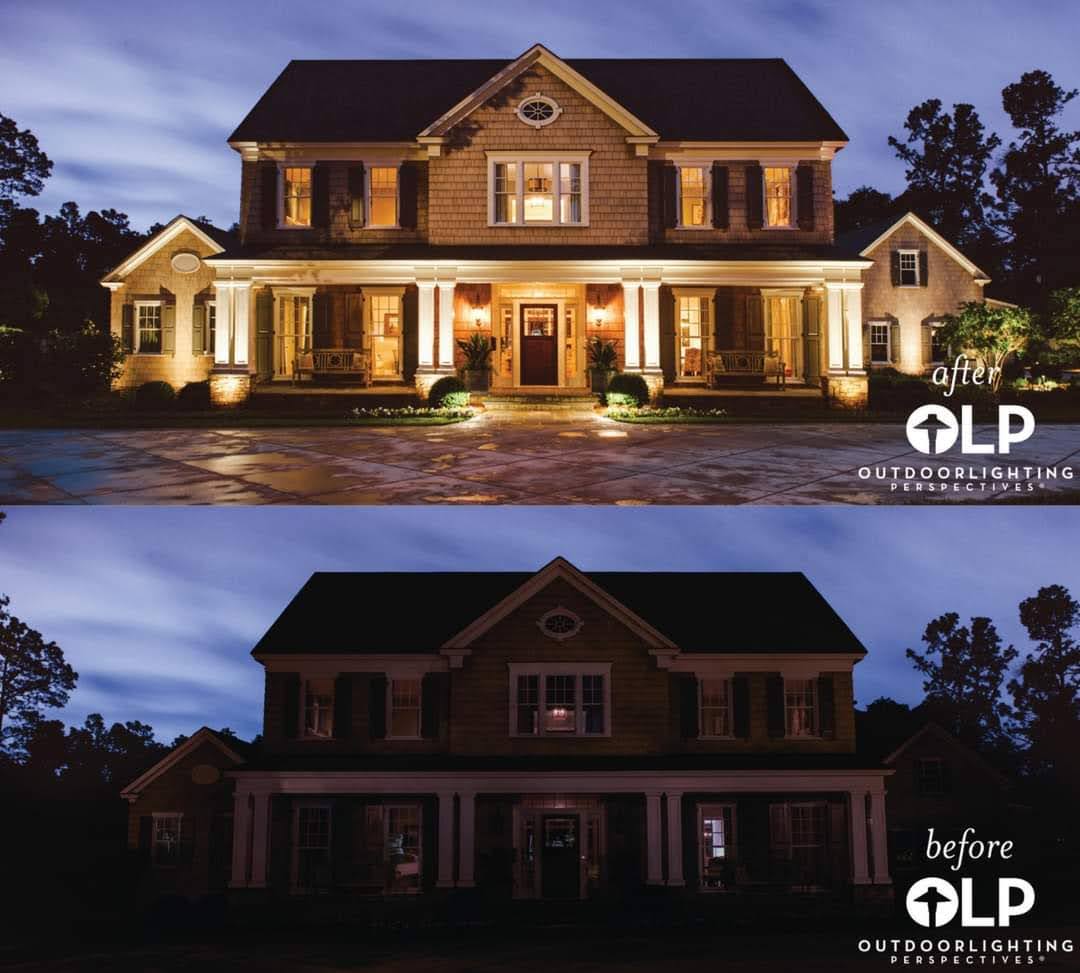 before and after olp lighting
