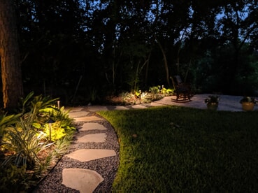 landscape lighting powered with smart technology