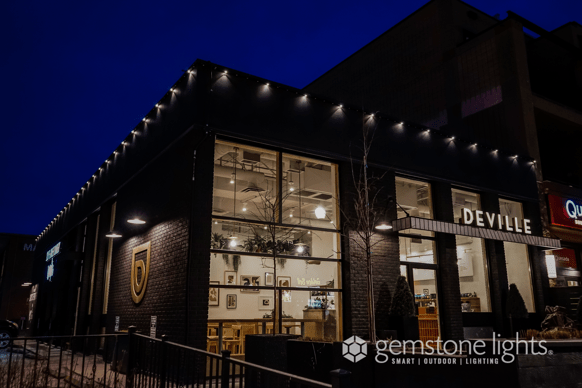 restaurant at night