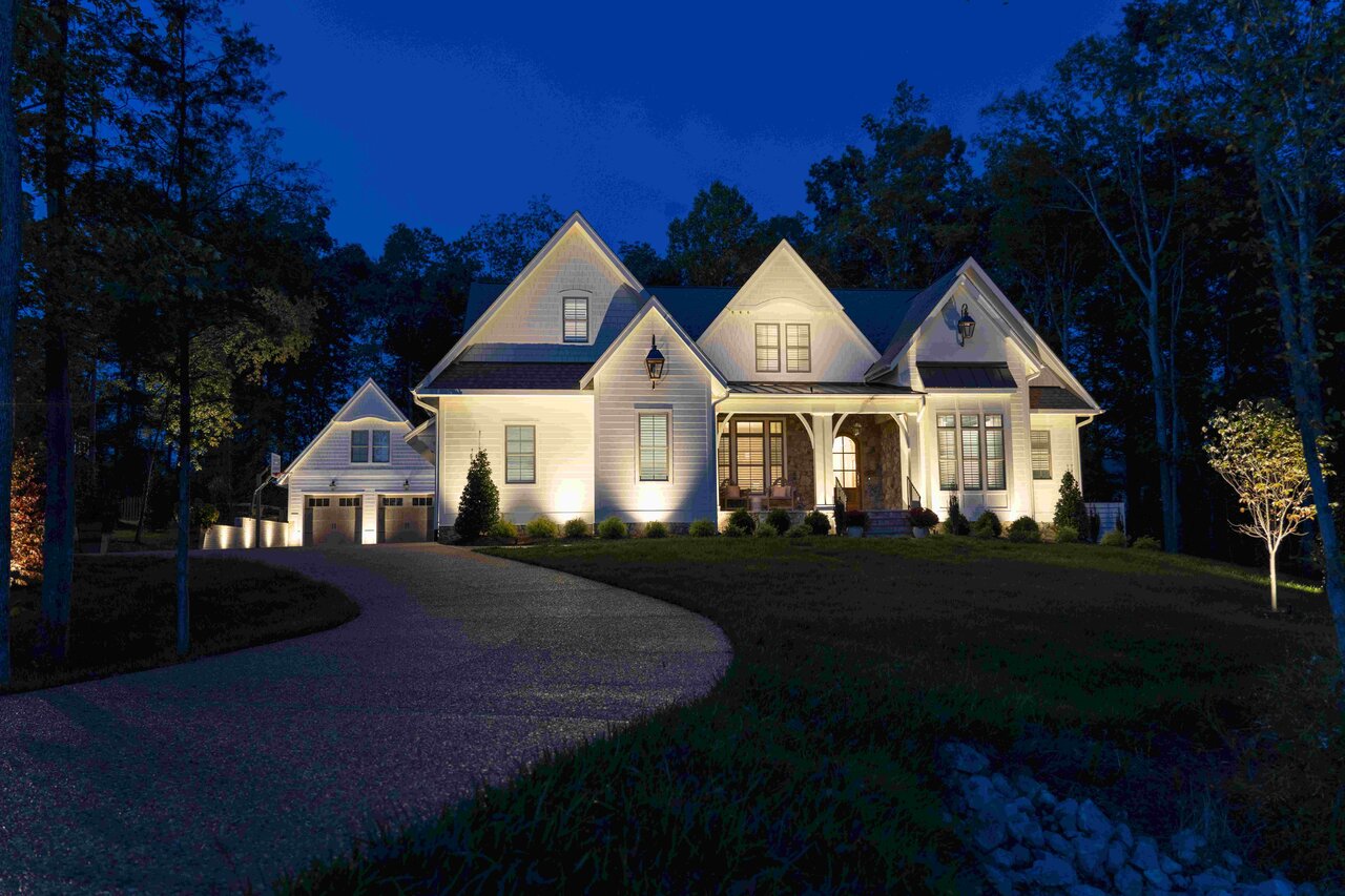White Home with lighting