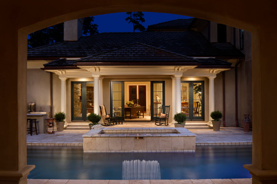 Poolside area
