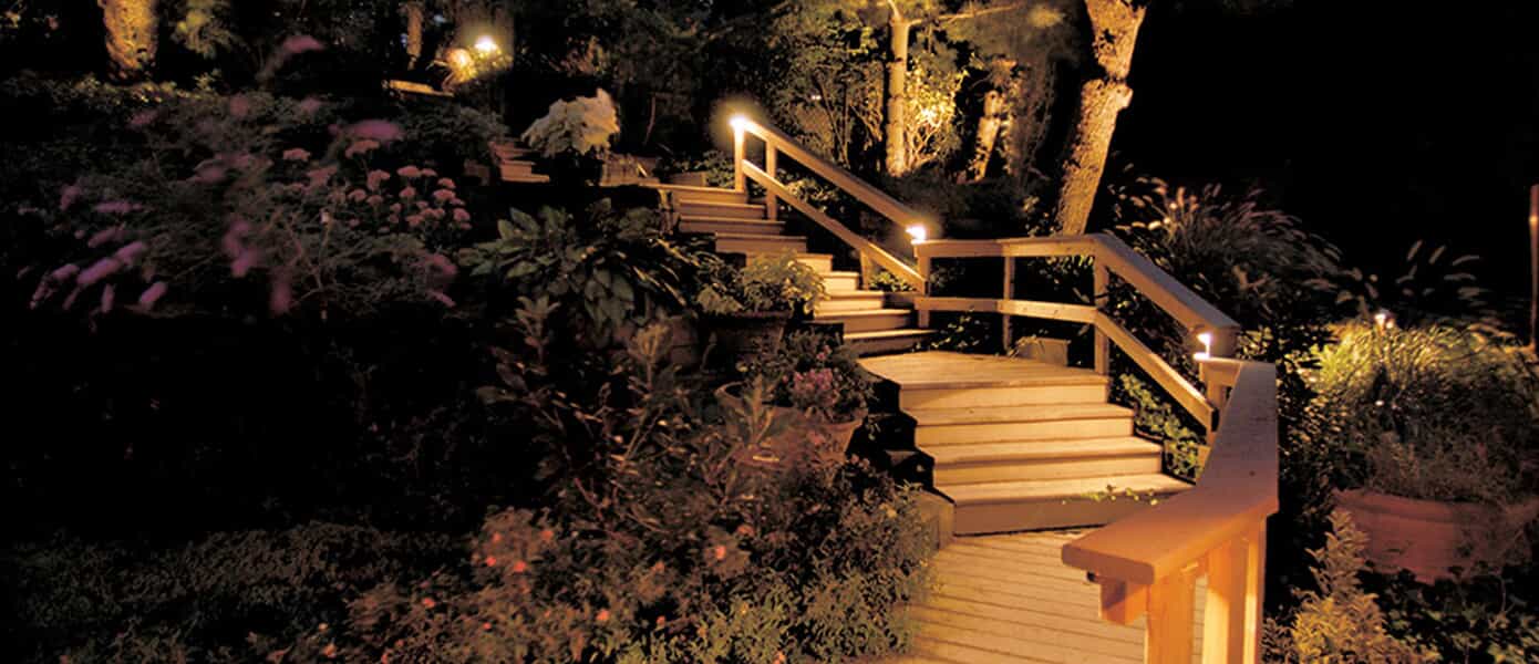 custom deck lighting in Raleigh, North Carolina