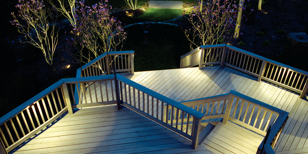 deck lighting in Wake Forest